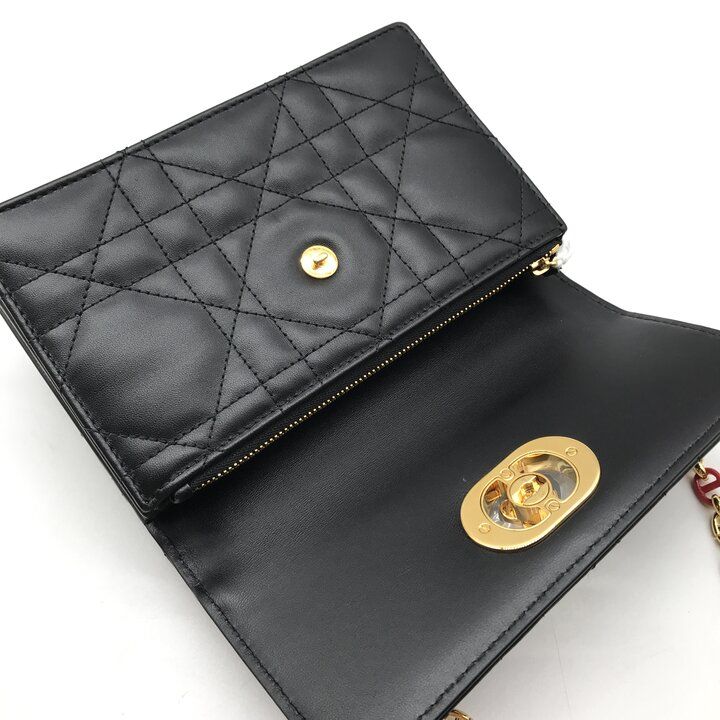 Dior Miss Caro Cannage Heart Motif Chain Shoulder — view 8