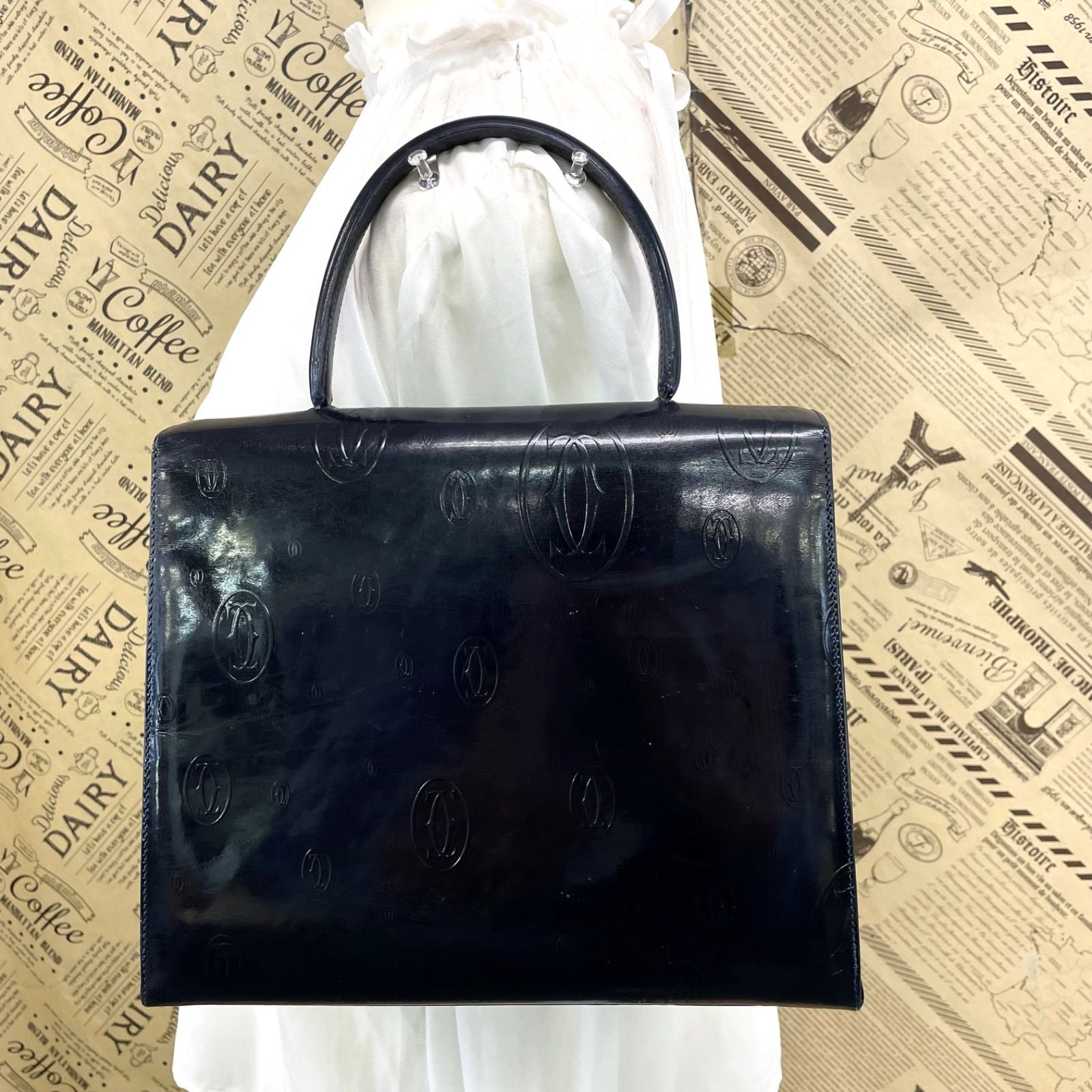 Cartier Handbag Happy Birthday Black Lock Business — view 2