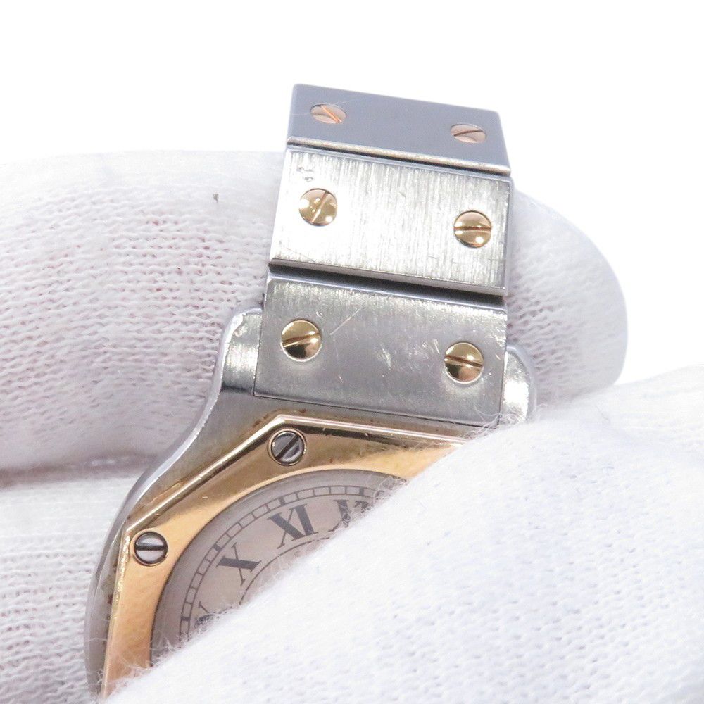 Cartier Santos Octagon SM Watch Ivory Dial Quartz — view 6
