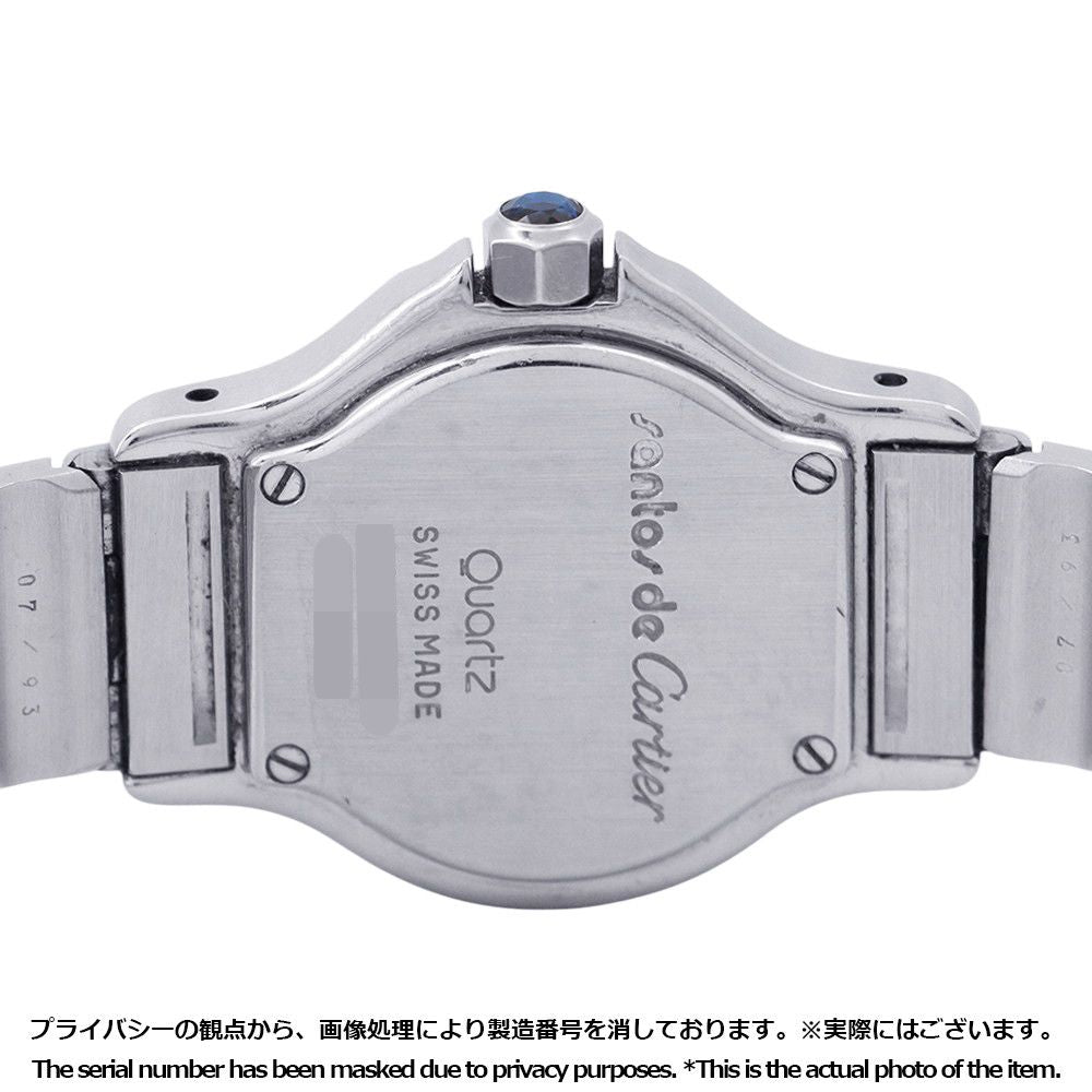 Cartier Santos Octagon SM Watch Ivory Dial Quartz — view 3