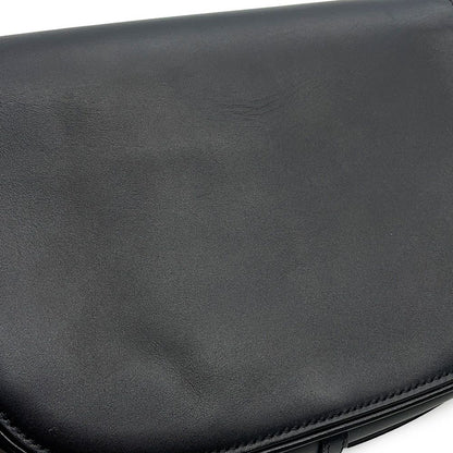 Celine Chain Shoulder Bag Maillon Triomphe Leather Black — view 9