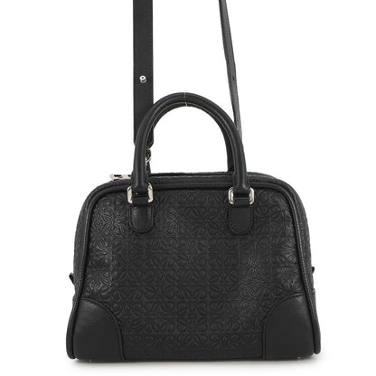 Loewe Repeat Anagram Amazona 75 Small Leather 2-Way Shoulder Bag Black