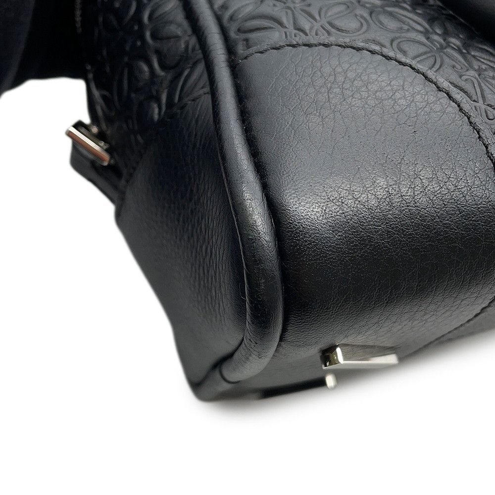 Loewe Repeat Anagram Amazona 75 Small Leather 2-Way Shoulder Bag Black — view 8