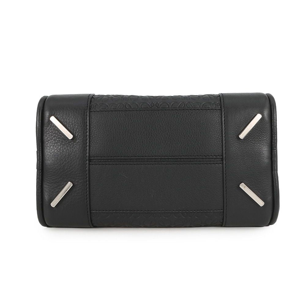 Loewe Repeat Anagram Amazona 75 Small Leather 2-Way Shoulder Bag Black — view 3
