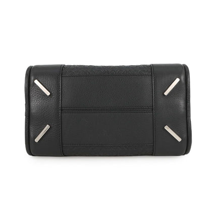 Loewe Repeat Anagram Amazona 75 Small Leather 2-Way Shoulder Bag Black — view 3