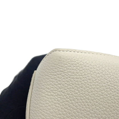 Loewe Puzzle Mini Calf Leather 2-Way Shoulder Bag White — view 7