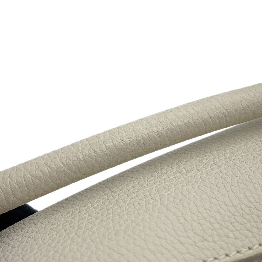 Loewe Puzzle Mini Calf Leather 2-Way Shoulder Bag White — view 9
