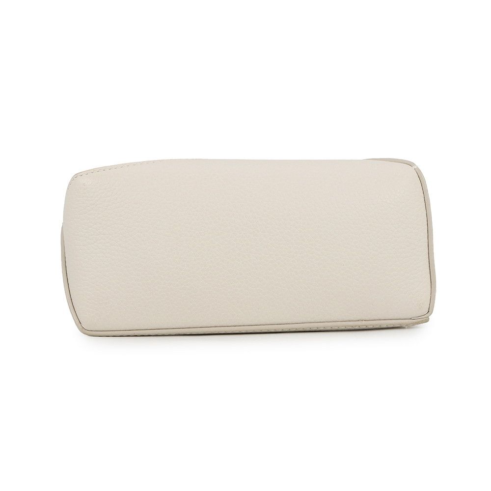 Loewe Puzzle Mini Calf Leather 2-Way Shoulder Bag White — view 3