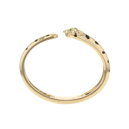Cartier Bracelet Panthere de Cartier Onyx Tsavorite Garnet 18k Yellow Gold 17 — view 2