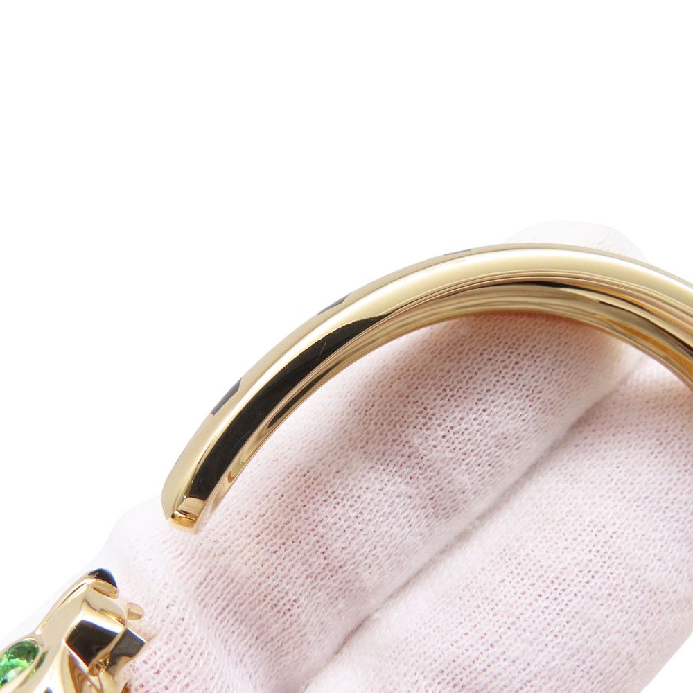 Cartier Bracelet Panthere de Cartier Onyx Tsavorite Garnet 18k Yellow Gold 17 — view 9