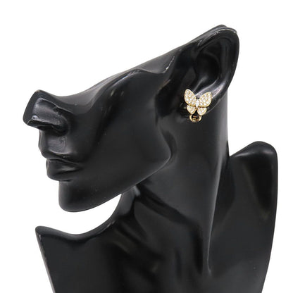 Van Cleef & Arpels Earrings de Papillon Turquoise Diamond Total 18k Yellow Gold — view 4