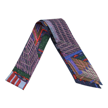 Hermes Scarf Twill Pantin City Silk