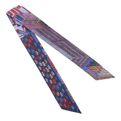 Hermes Scarf Twill Pantin City Silk — view 3