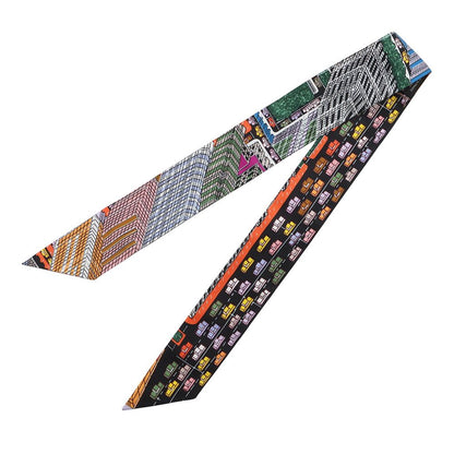 Hermes Scarf Twill Pantin City Silk — view 2