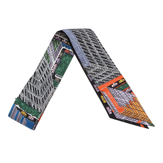 Hermes Scarf Twill Pantin City Silk