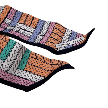 Hermes Scarf Twill Tresses Silk — view 6