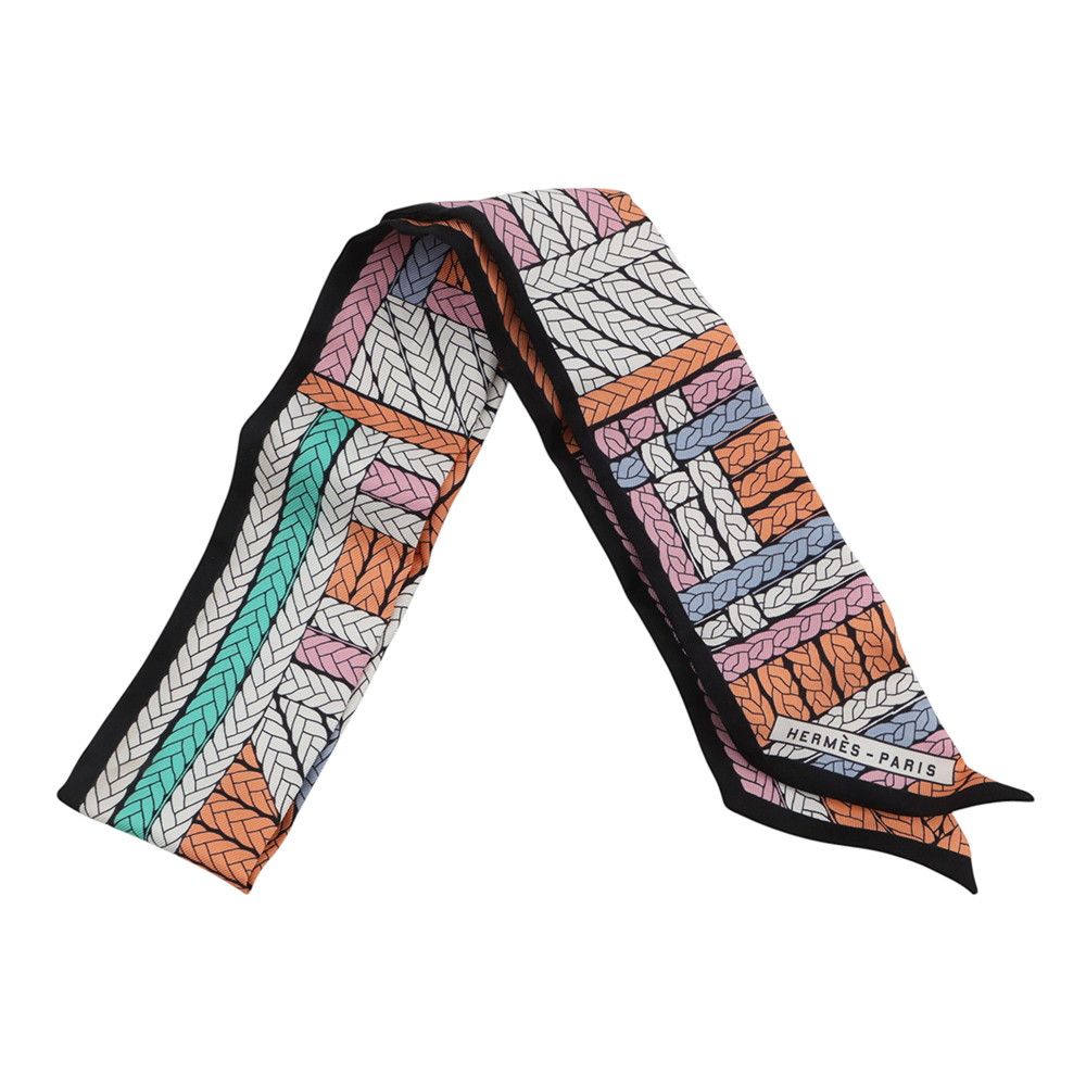 Hermes Scarf Twill Tresses Silk