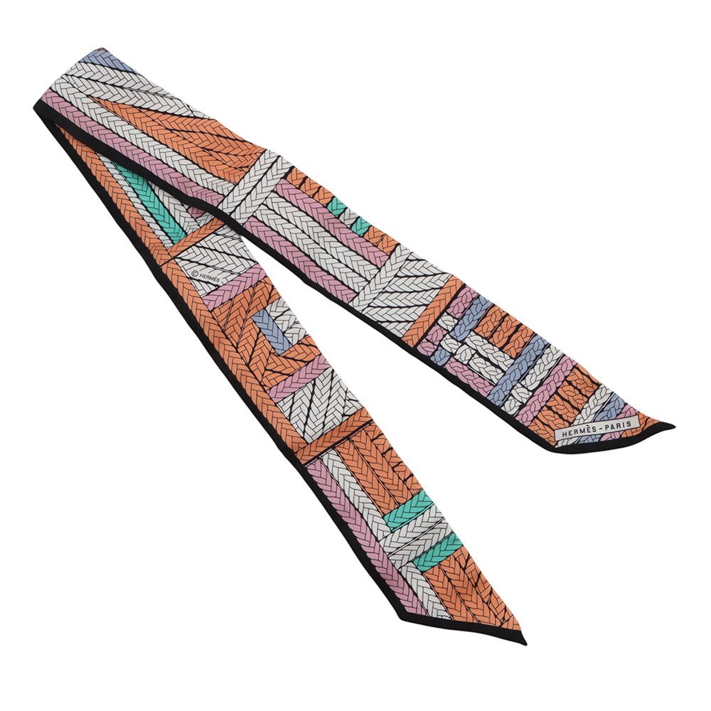 Hermes Scarf Twill Tresses Silk — view 3