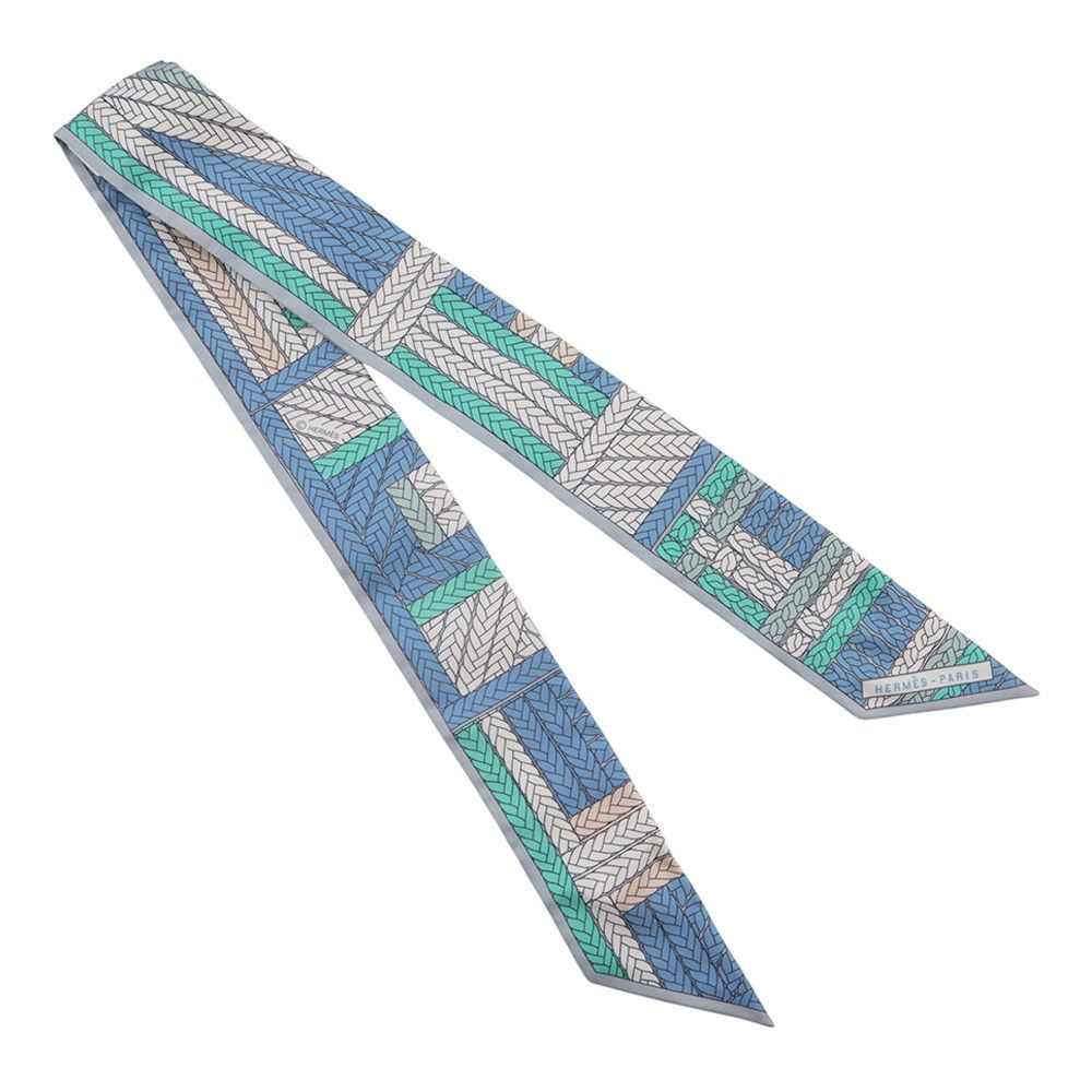 Hermes Scarf Twill Tresses Silk — view 3