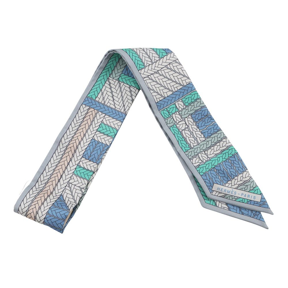 Hermes Scarf Twill Tresses Silk