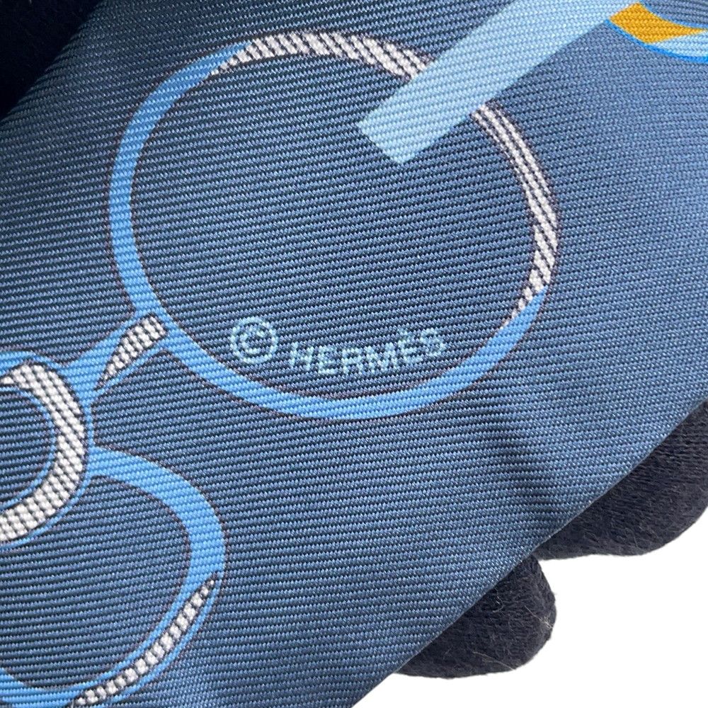 Hermes Scarf Re Boucles Silk — view 7