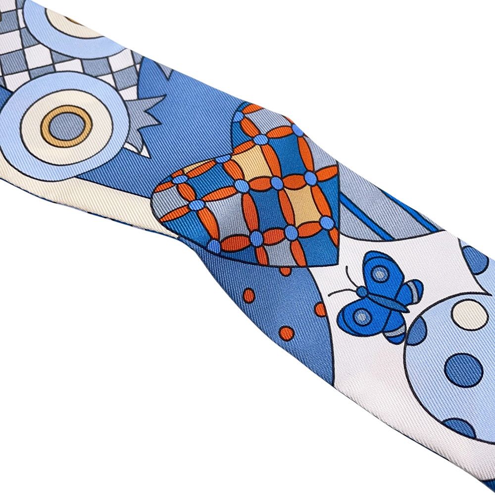 Hermes Scarf Twill Whispers of the Forest les Murmures de la Foret Silk — view 5