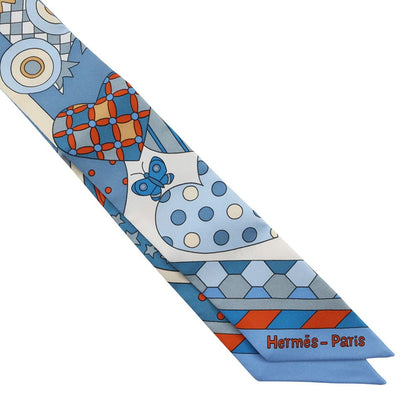 Hermes Scarf Twill Whispers of the Forest les Murmures de la Foret Silk — view 4