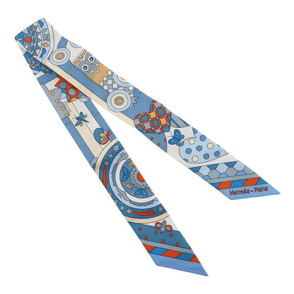 Hermes Scarf Twill Whispers of the Forest les Murmures de la Foret Silk — view 3