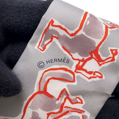 Hermes Scarf Twill Freedom Horse Chevaux en Liberte Silk — view 7
