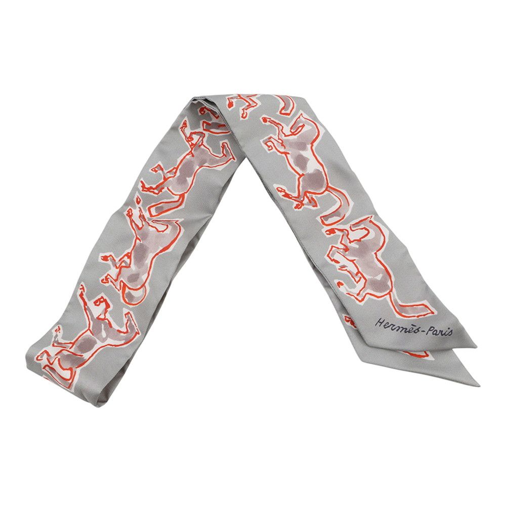 Hermes Scarf Twill Freedom Horse Chevaux en Liberte Silk