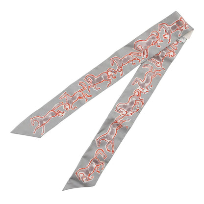 Hermes Scarf Twill Freedom Horse Chevaux en Liberte Silk — view 2