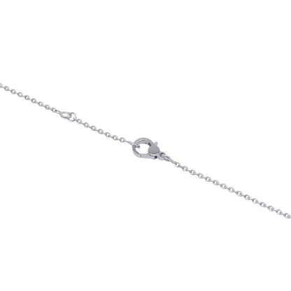 Hermes Necklace Finesse Pendant Diamond Total 18k White Gold — view 5