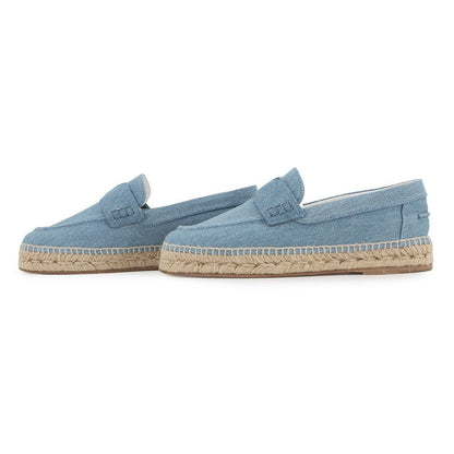 Hermes Trip Espadrilles Denim 36 Shoes — view 2