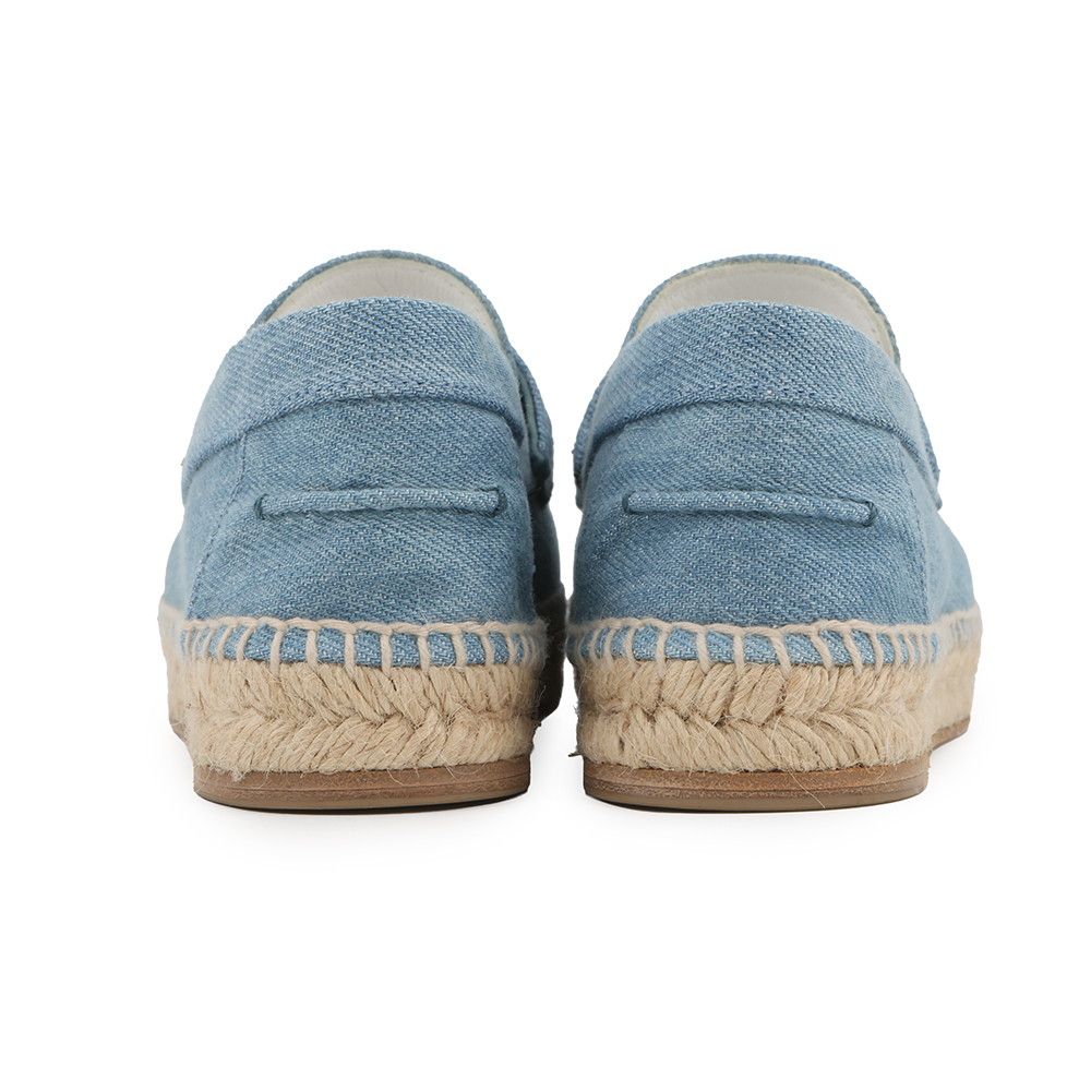 Hermes Trip Espadrilles Denim 36 Shoes — view 3