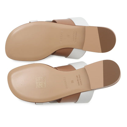 Hermes Sandals Coralia Leather Fringe 36 Shoes — view 4