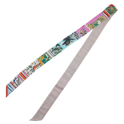 Hermes Scarf Twill Twins Freely en Liberte Silk — view 2