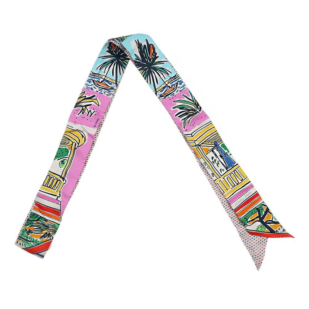 Hermes Scarf Twill Twins Freely en Liberte Silk