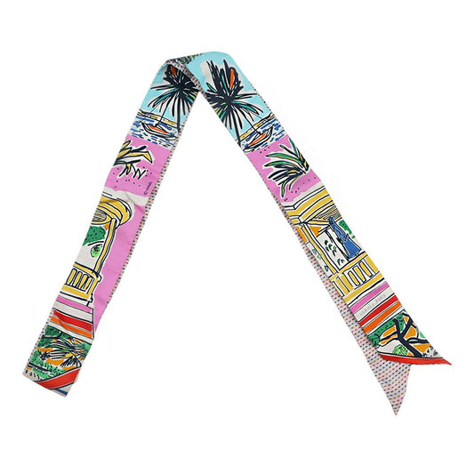 Hermes Scarf Twill Twins Freely en Liberte Silk
