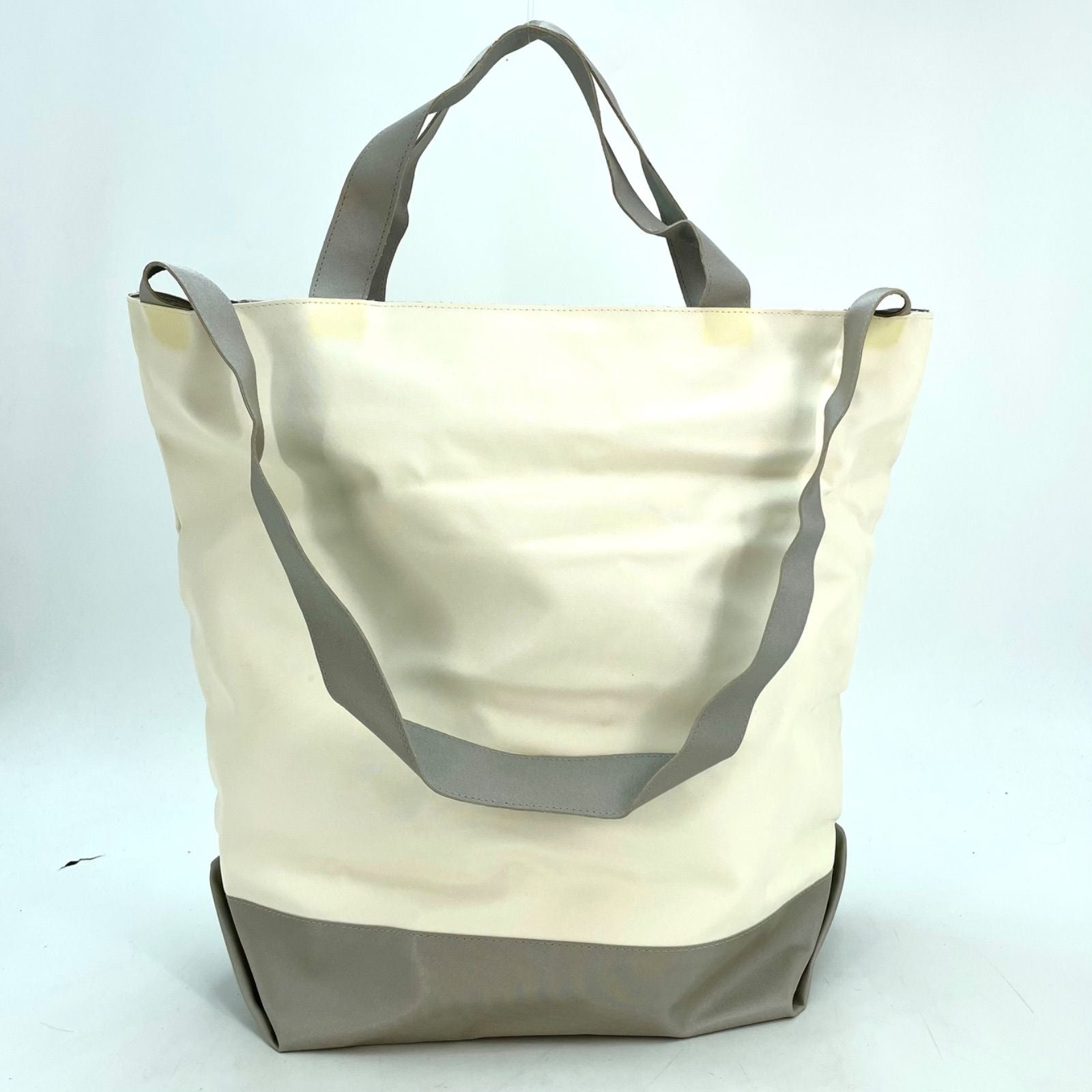 Chanel Tote Shoulder Bag Sports Line White Travel CC Logo — view 2