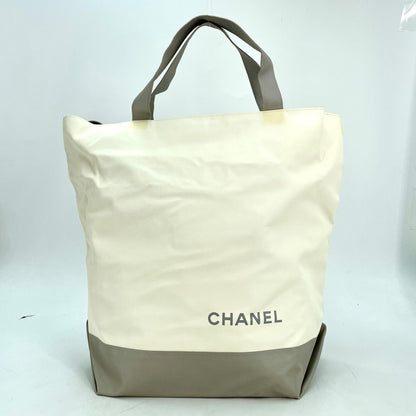 Chanel Tote Shoulder Bag Sports Line White Travel CC Logo