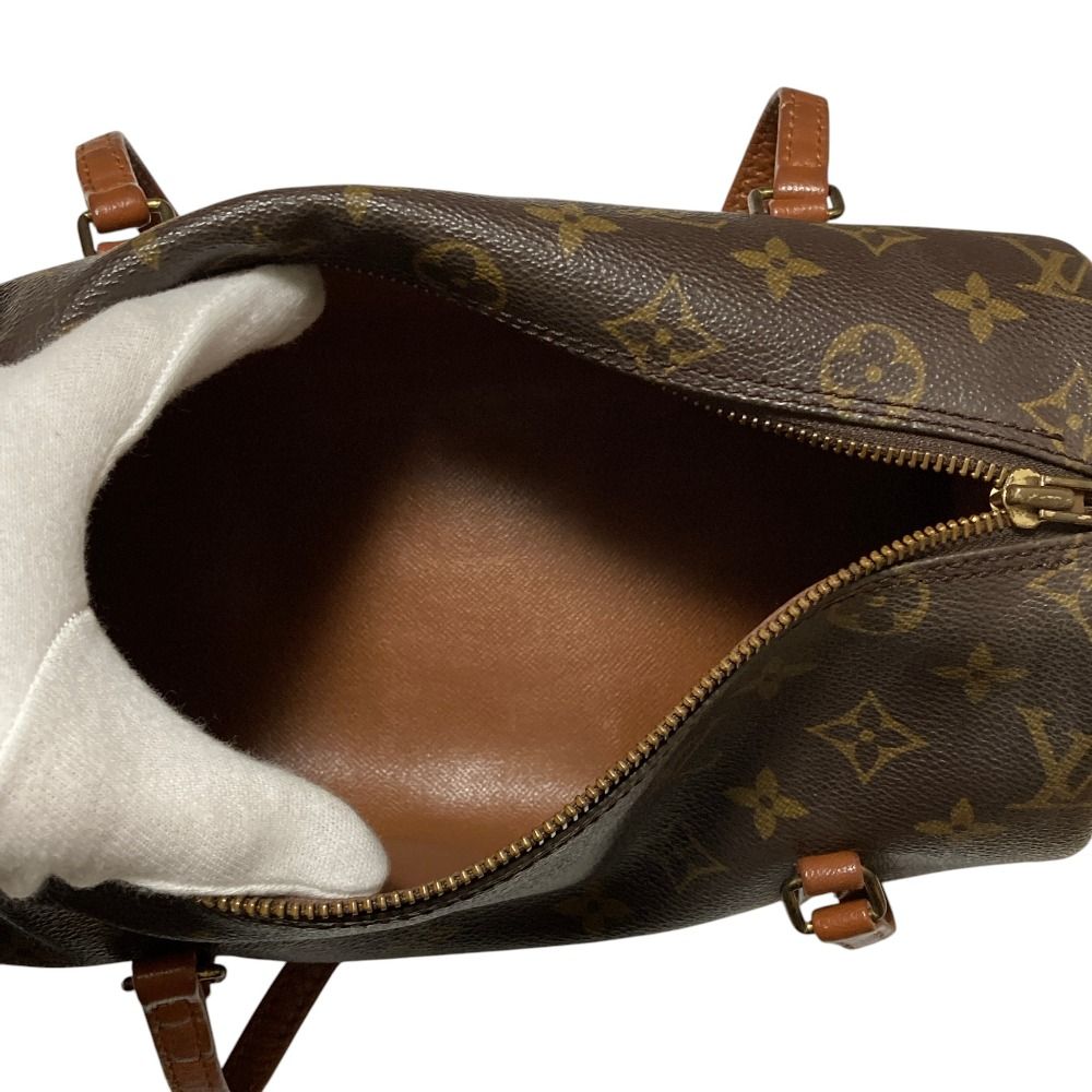 Louis Vuitton Papillon 26 Vintage Monogram Drum Handbag Brown — view 6