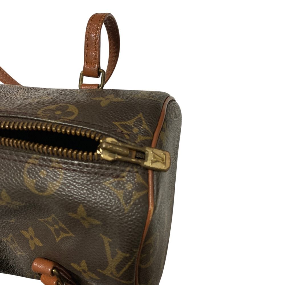 Louis Vuitton Papillon 26 Vintage Monogram Drum Handbag Brown — view 7