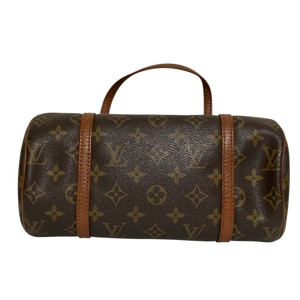 Louis Vuitton Papillon 26 Vintage Monogram Drum Handbag Brown — view 5