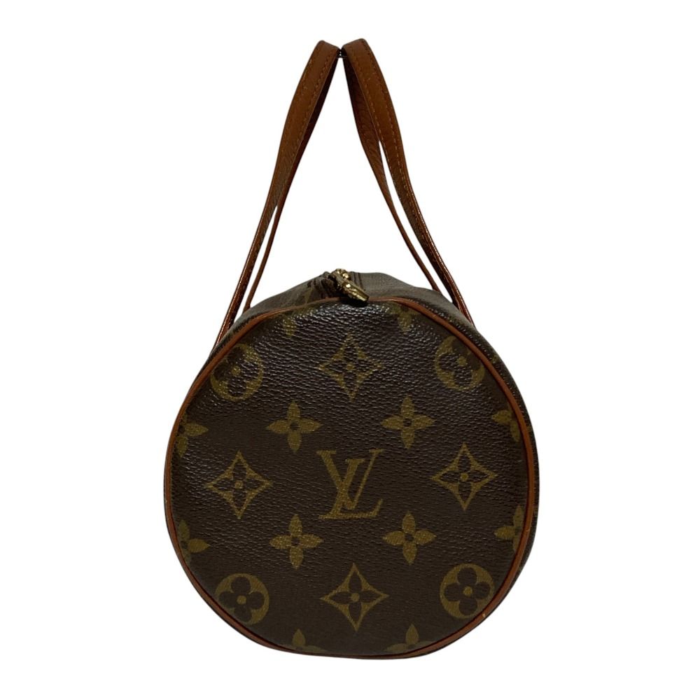 Louis Vuitton Papillon 26 Vintage Monogram Drum Handbag Brown — view 3