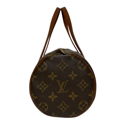 Louis Vuitton Papillon 26 Vintage Monogram Drum Handbag Brown — view 3
