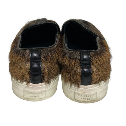 Celine Phoebe Philo Era Hara Kofa Slip on Sneakers 36 Brown Black — view 3