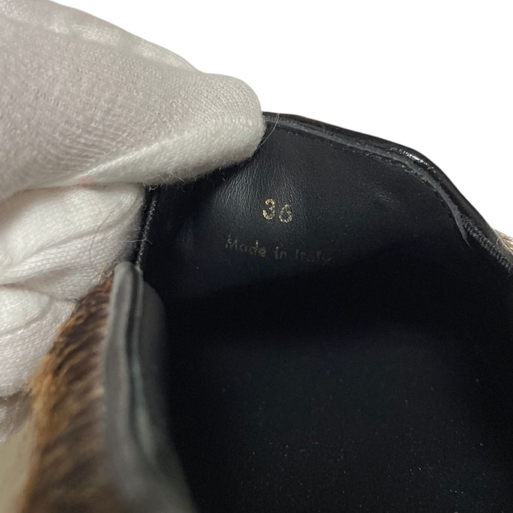 Celine Phoebe Philo Era Hara Kofa Slip on Sneakers 36 Brown Black — view 6
