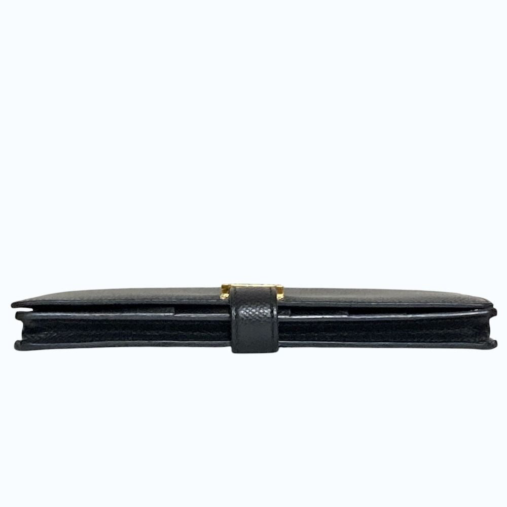 Hermes Bearn Souffle Veau Epsom Wallet Black — view 5