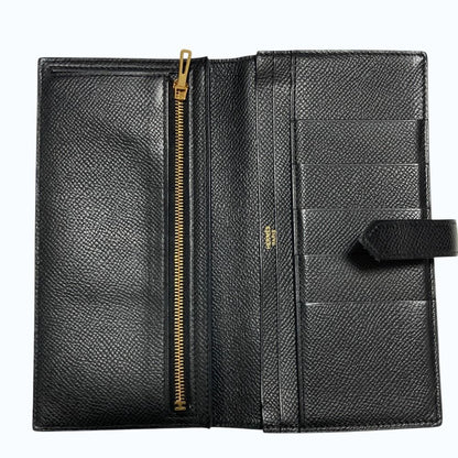 Hermes Bearn Souffle Veau Epsom Wallet Black — view 6