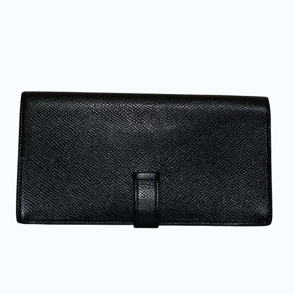 Hermes Bearn Souffle Veau Epsom Wallet Black — view 3